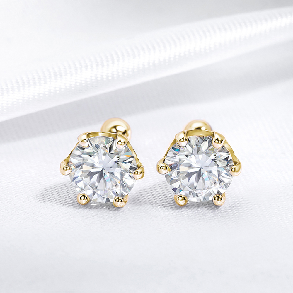 18K Gold Plated 0.2-2ct Moissa - Body Jewelry Diamond review and price