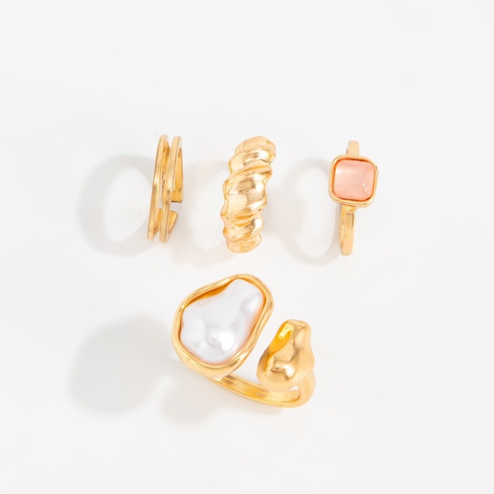 Irregular Pearl Toe Ring Set T - Body Jewelry Kit review and price